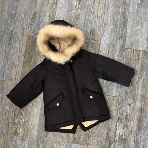 JCREW Crewcuts winter parka with fur hood